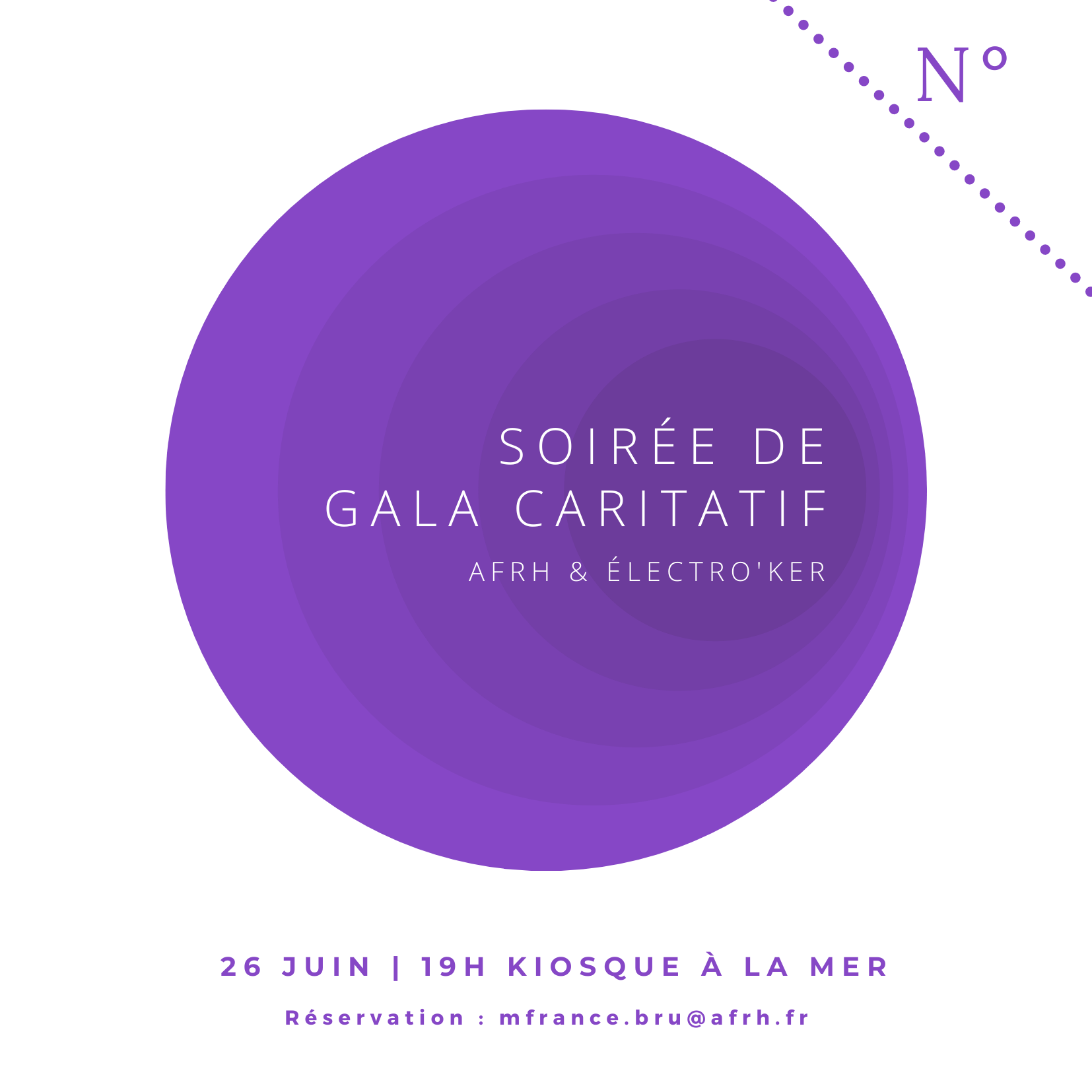 Invitation Diner de Gala Caritatif